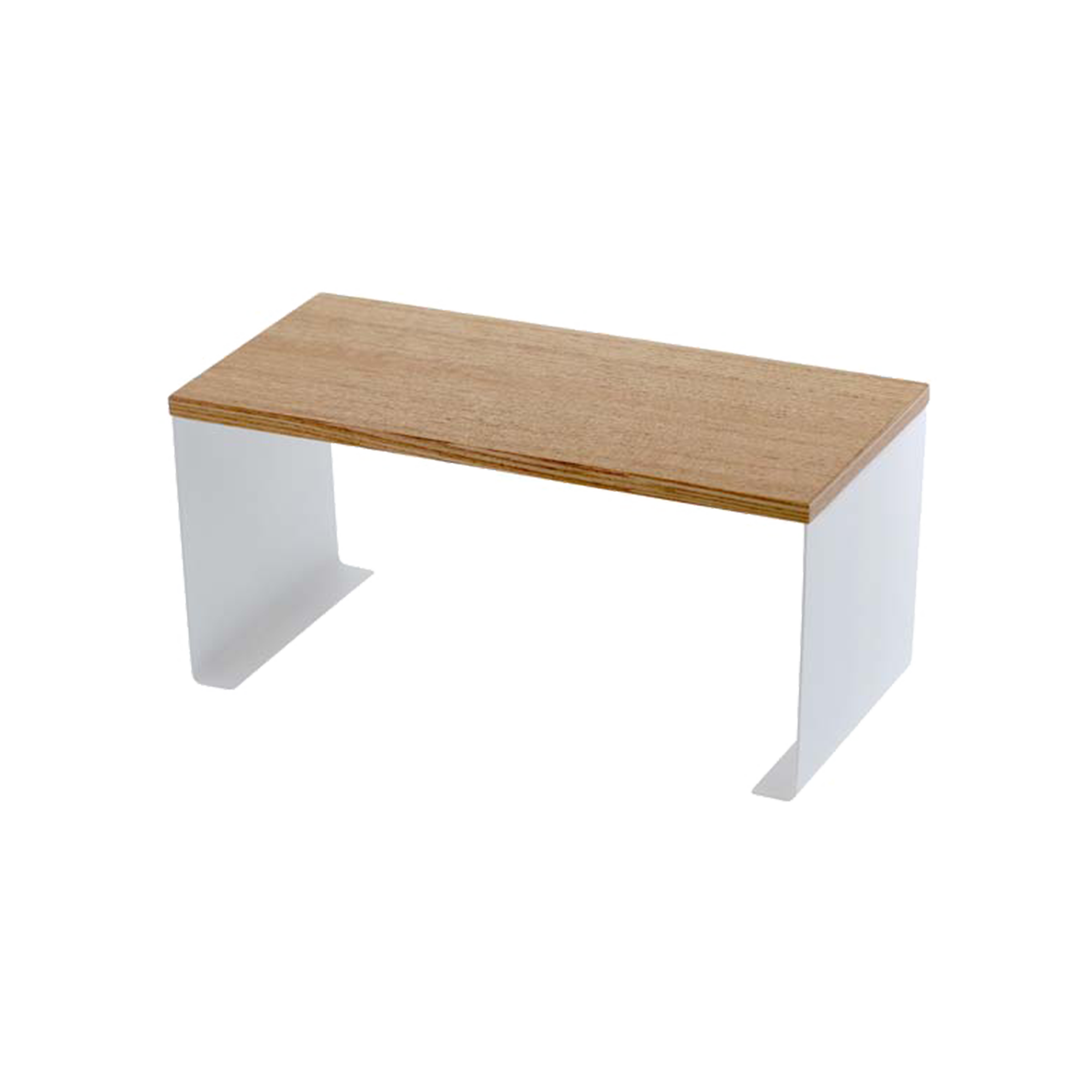 Stackable Countertop Shelf - Two Sizes - Steel + Wood