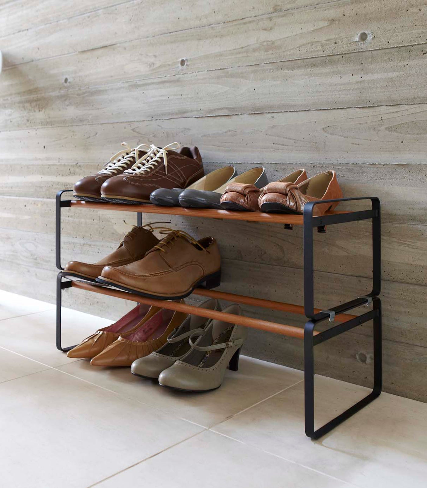 Stackable Shoe Rack (7" H) - Steel