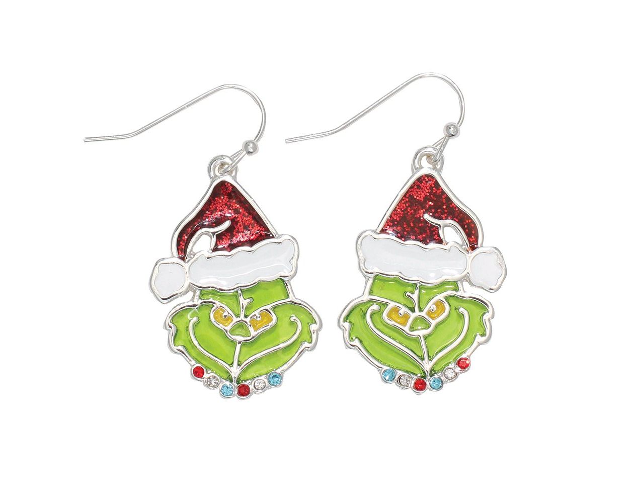 Stained Glass Mean One with Crystals Earrings