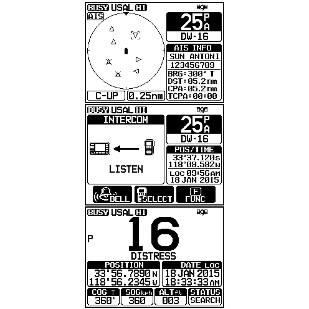 Standard Horizon Quantum GX6000 25W Commercial Grade Fixed Mount VHF w/NMEA 2000,