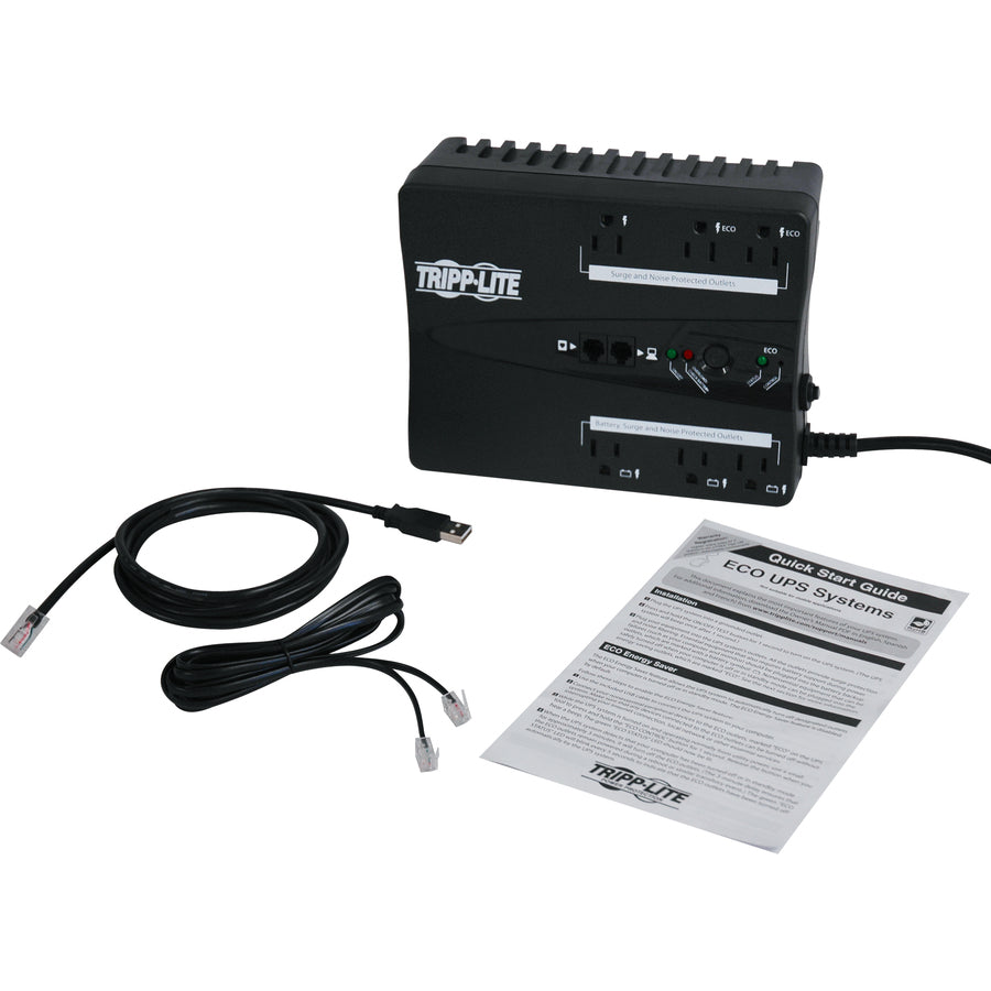 Standby UPS 350VA Battery Backup - Desktop Power Protection | Tripp Lite ECO350UPS