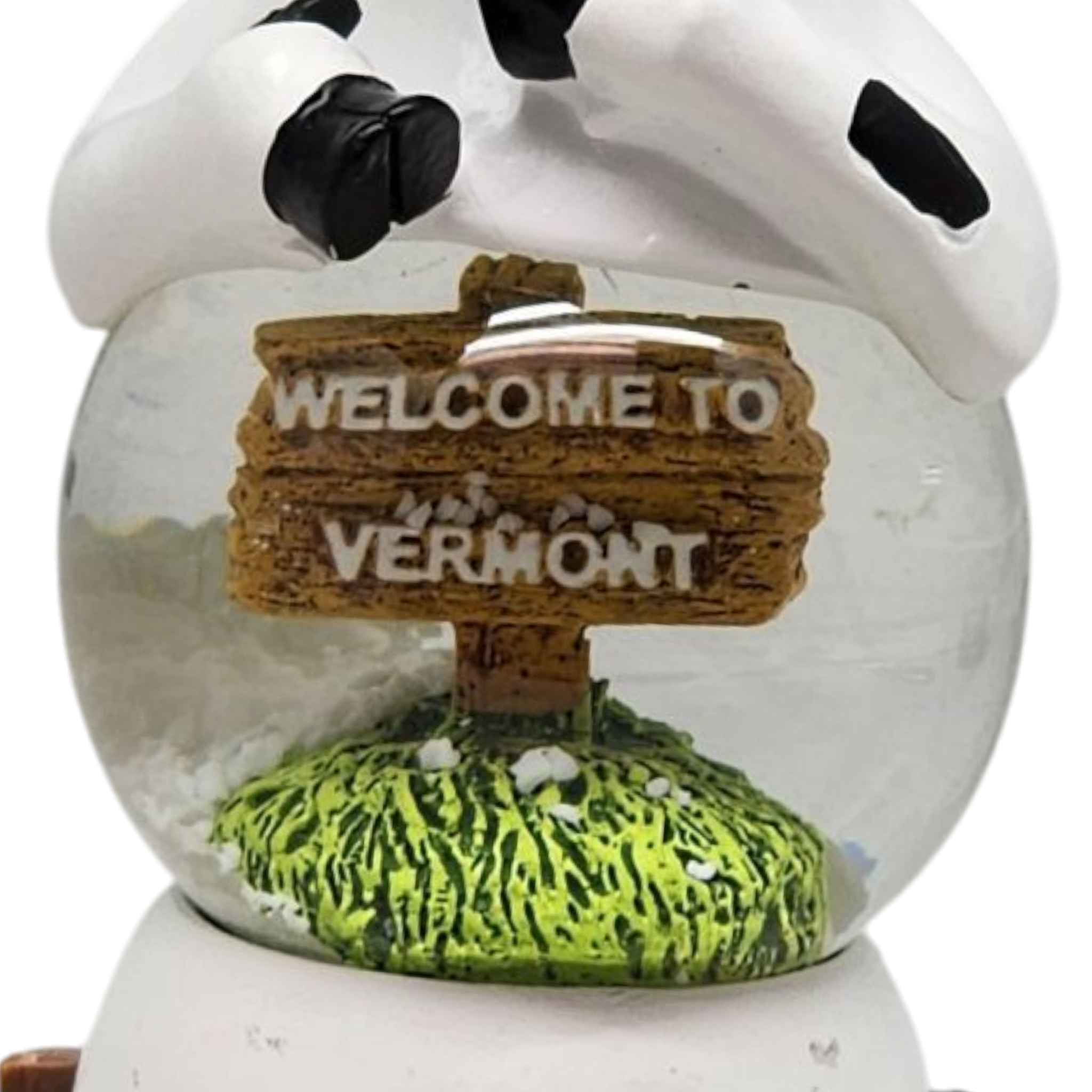 Standing Cow Snowglobe