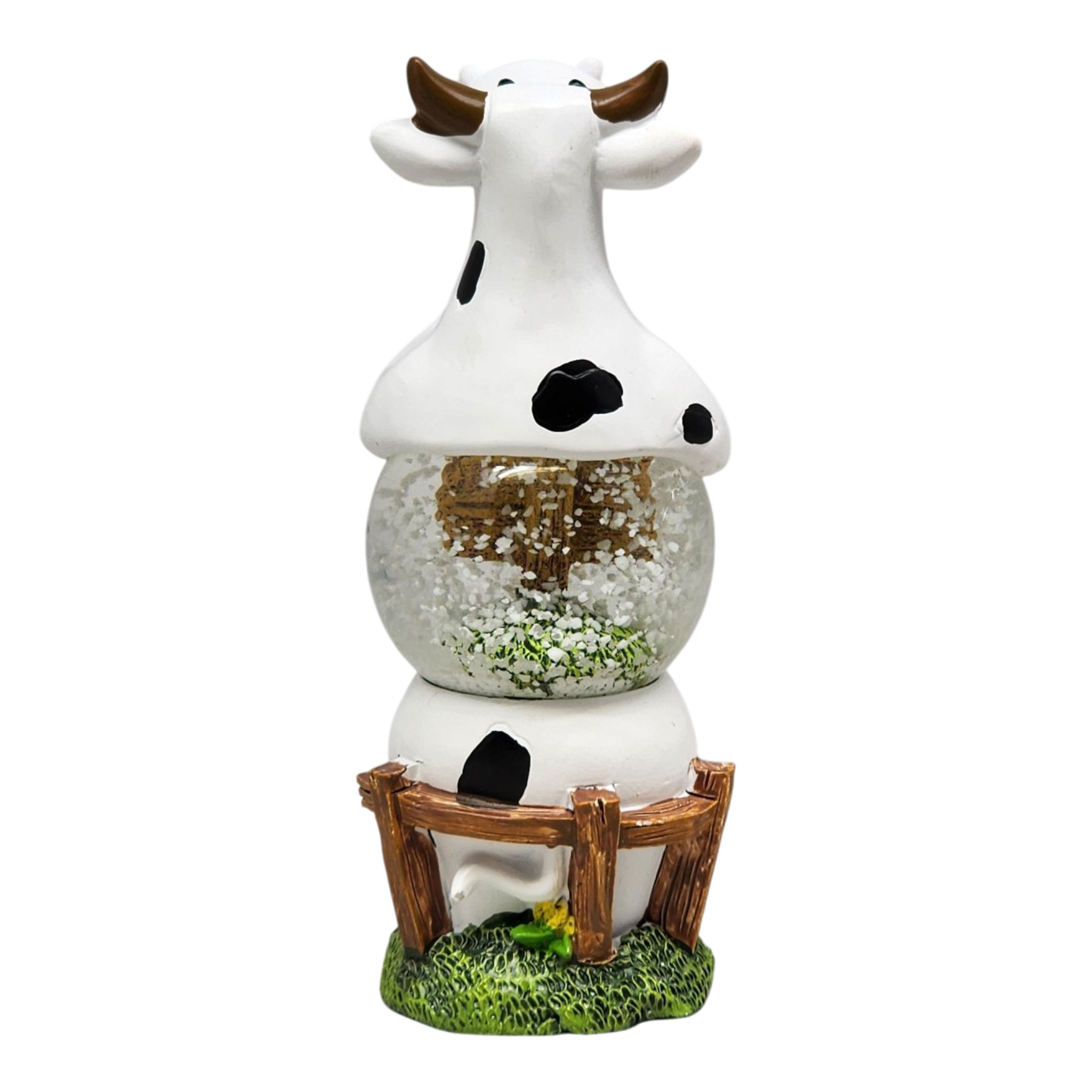 Standing Cow Snowglobe