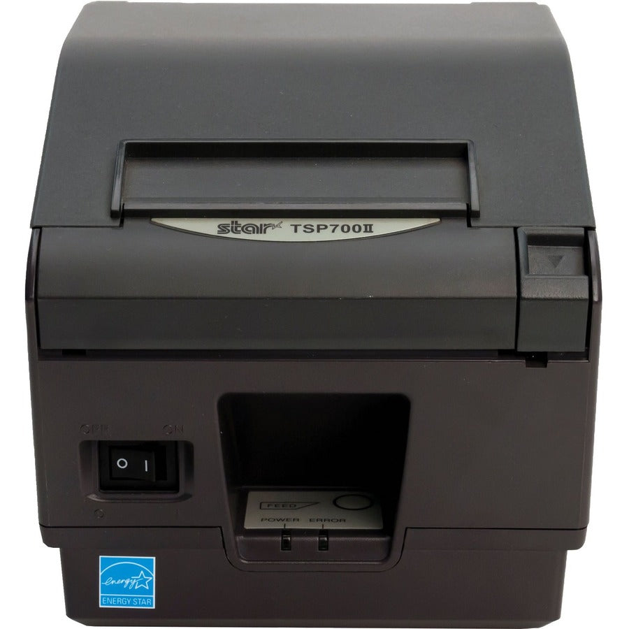Star Micronics TSP743IIU-24GRY Direct Thermal Printer - Monochrome - Wall Mount - Receipt Print - USB - With Cutter - Gray 39442511