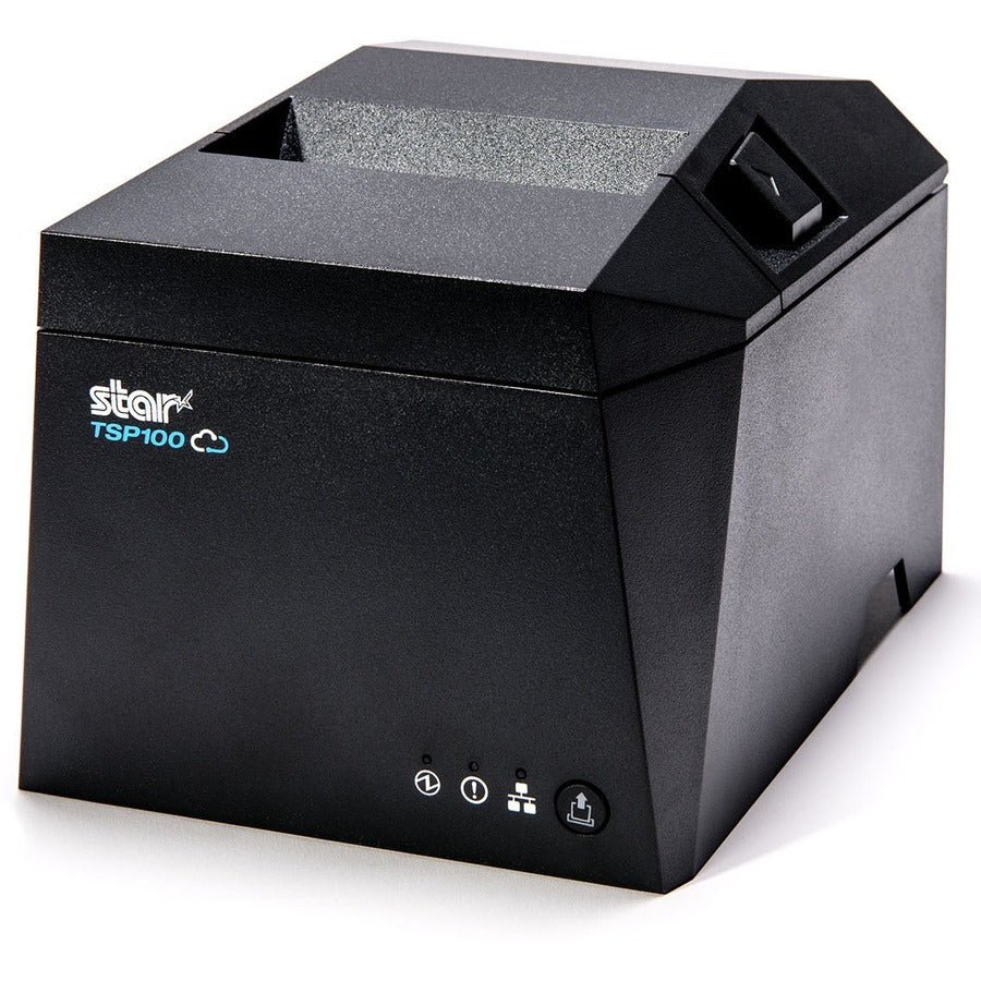 Star Micronics Tsp143Ivue Gry Us Desktop Direct Thermal Printer - Monochrome - Wall Mount - Receipt Print - Ethernet - Usb - Yes - With Cutter - Gray