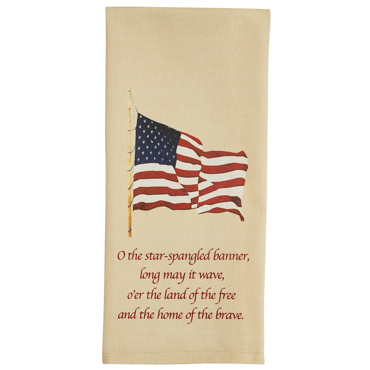 Star Spangled Banner Printed Dishtowel
