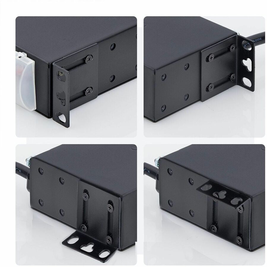 StarTech 1U 19in Rackmount PDU 12x NEMA 5-15R Right-Angle Outlets