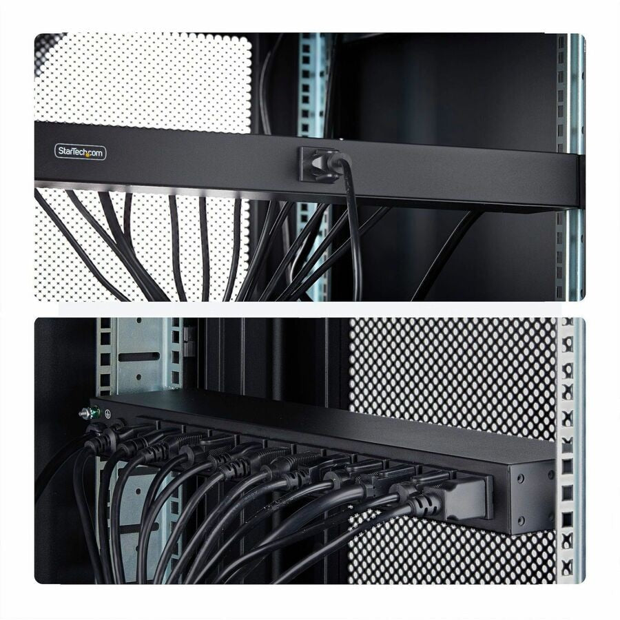 StarTech 1U Rackmount PDU 13x NEMA 5-15 Outlets for 19" Racks