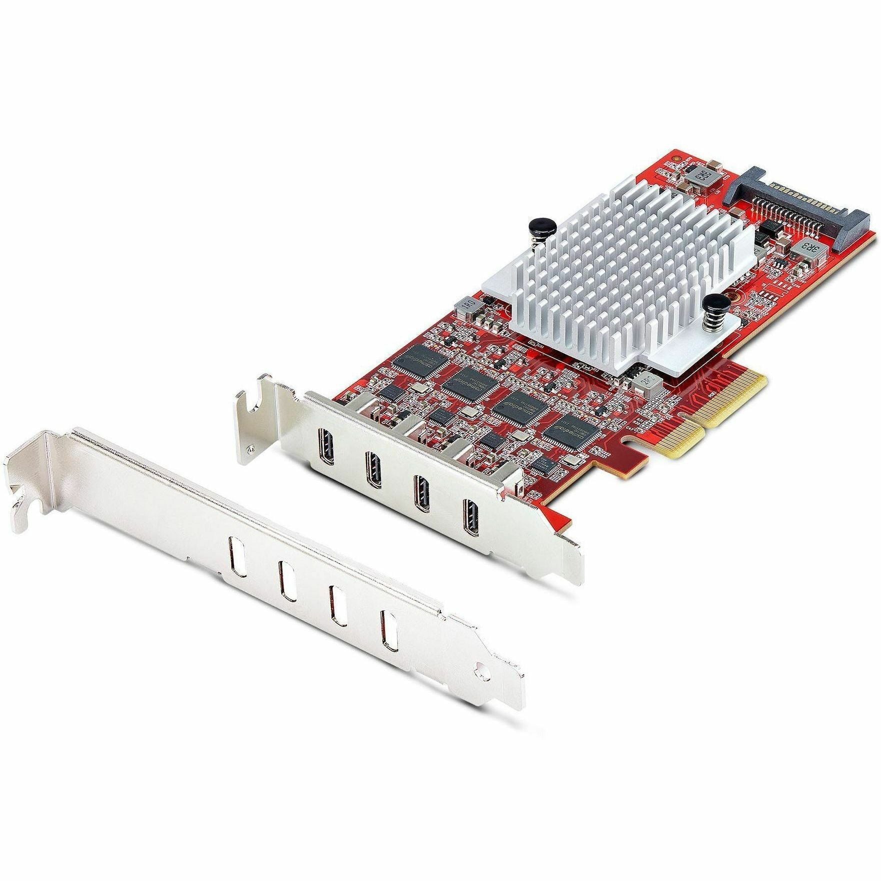 StarTech 4-Port USB 3.2 Gen 2 Type-C PCIe Card for Servers & Desktops