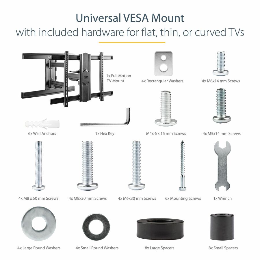StarTech TV Wall Mount for 80" VESA Displays FPWARTS1