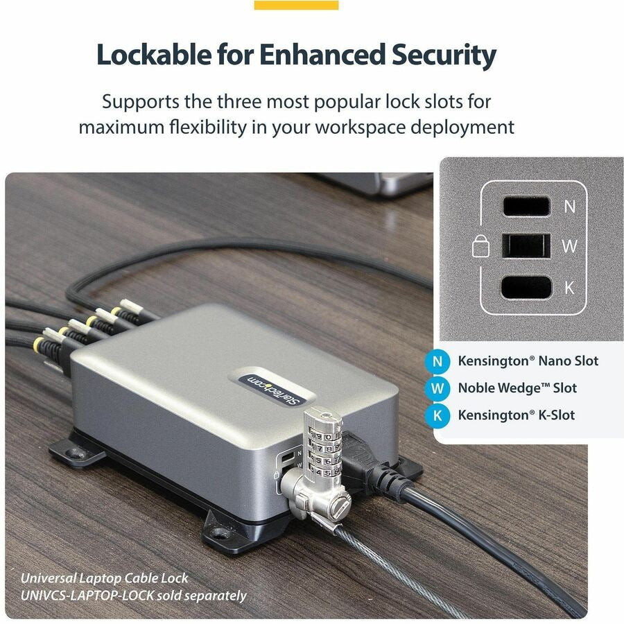 StarTech USB-C Desk Charger 240W PD 3.1 Fast Charge for Professionals