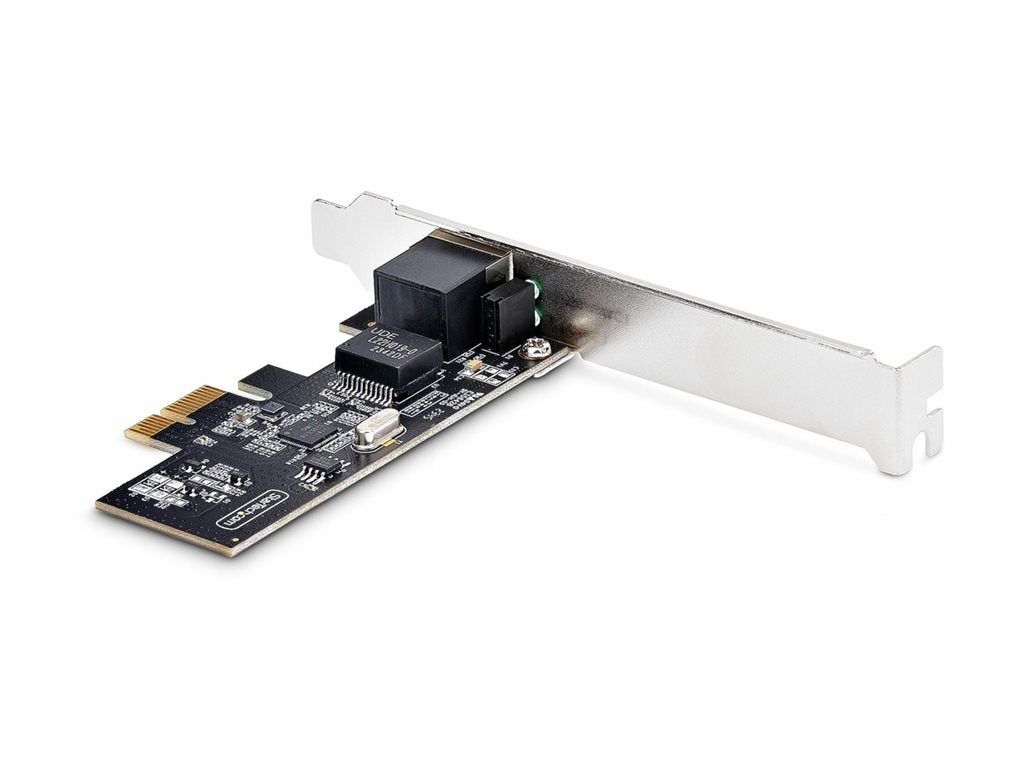 StarTech.com 1-Port 2.5G NBASE-T PCIe Network Card, Computer Network Interface Card, Intel I225-V, Single-Port Ethernet, Multi-Gigabit PR12GI-NETWORK-CARD