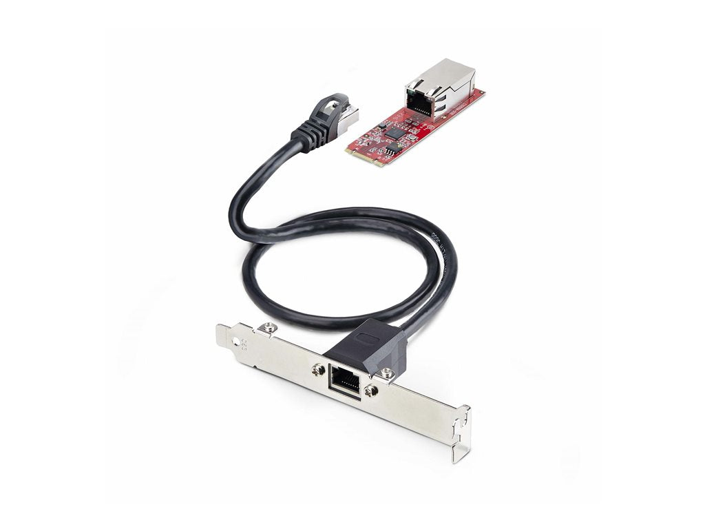 StarTech.com 1-Port 2.5GbE M.2 Network Card, Multi-Gigabit Speeds (2.5G/1G/100M/10M) - NBASE-T (802.3bz), PCIe Ethernet M.2 2280, MR12GI-NETWORK-CARD