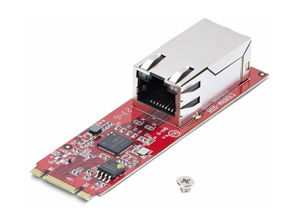 StarTech.com 1-Port 2.5GbE M.2 Network Card, Multi-Gigabit Speeds (2.5G/1G/100M/10M) - NBASE-T (802.3bz), PCIe Ethernet M.2 2280, MR12GI-NETWORK-CARD