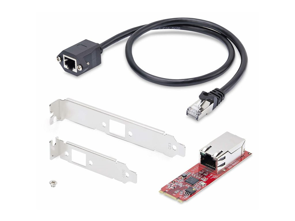 StarTech.com 1-Port 2.5GbE M.2 Network Card, Multi-Gigabit Speeds (2.5G/1G/100M/10M) - NBASE-T (802.3bz), PCIe Ethernet M.2 2280, MR12GI-NETWORK-CARD