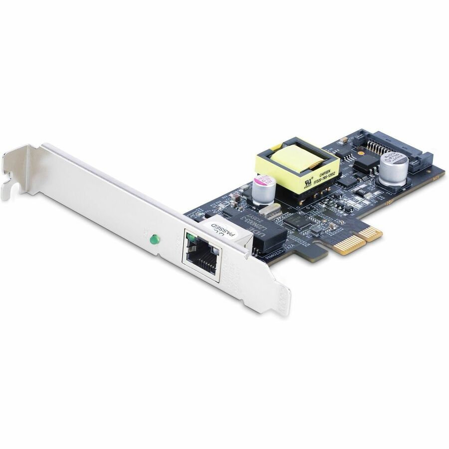 StarTech.com 1-Port 2.5Gbps PCI Express PoE Network Card, Intel I225-V, PCIe 802.3af/at PR12GIP-NETWORK-CARD