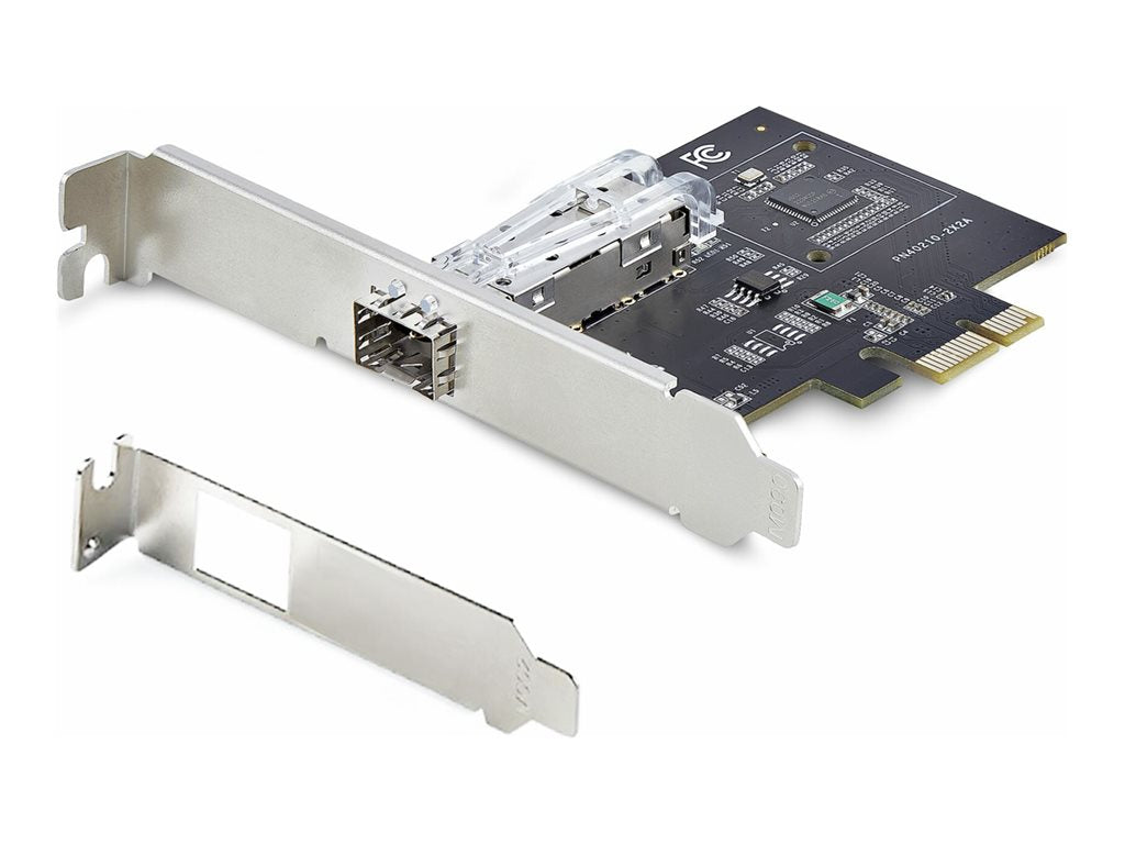 StarTech.com 1-Port GbE SFP Network Card, PCIe 2.1 x1, Intel I210-IS, 1GbE Controller, 1000BASE Copper/Fiber Optic, Single-Port P011GI-NETWORK-CARD
