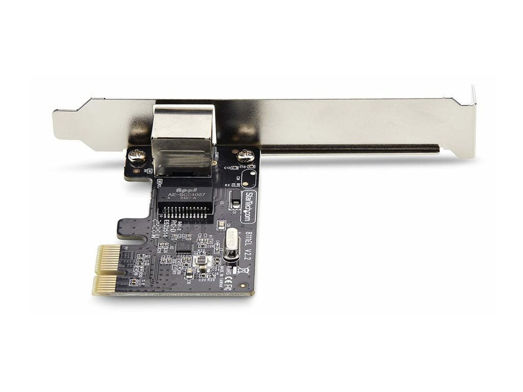 StarTech.com 1-Port Gigabit PCIe Network Adapter Card, TAA Compliant - Network adapter - PCIe low profile - Gigabit Ethernet ST1000SPEX2T