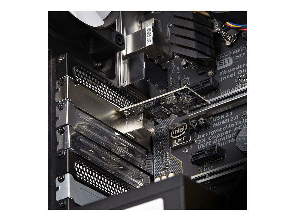 StarTech.com 1-Port Gigabit PCIe Network Adapter Card, TAA Compliant - Network adapter - PCIe low profile - Gigabit Ethernet ST1000SPEX2T