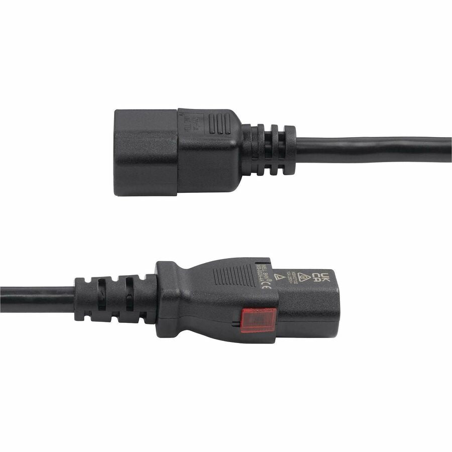 StarTech.com 10ft (3m) Power Extension Cord IEC 60320 C14 to Locking C13 PDU Power Cord 10