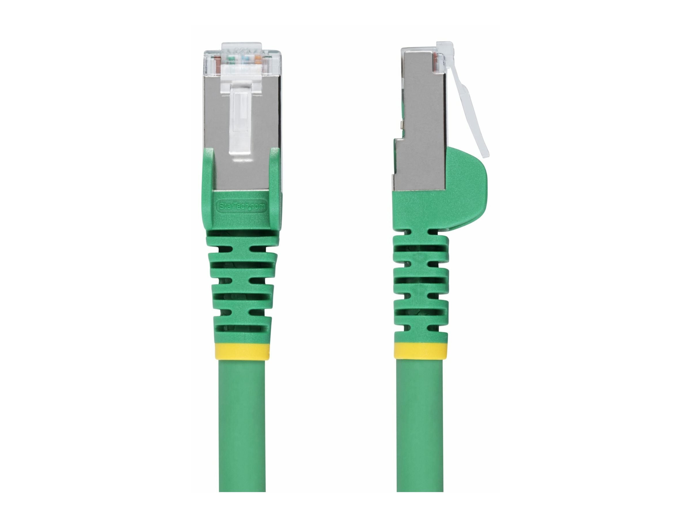 StarTech.com 10ft Green CAT6a Ethernet Cable, Snagless, S/FTP, 10G, LSZH - Patch cable - RJ-45 (M) to RJ-45 (M) - 10 ft - 0.2 NLGN-10F-CAT6A-PATCH