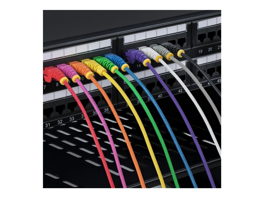 StarTech.com 10ft Purple Slim CAT6 Ethernet Cable, Snagless, 28AWG, LSZH - Patch cable - RJ-45 (M) to RJ-45 (M) - 10 ft - 0.1 N6PAT10PLS