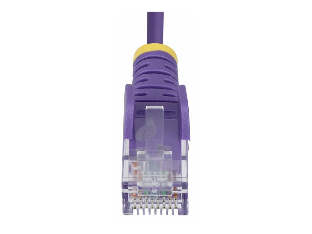 StarTech.com 10ft Purple Slim CAT6 Ethernet Cable, Snagless, 28AWG, LSZH - Patch cable - RJ-45 (M) to RJ-45 (M) - 10 ft - 0.1 N6PAT10PLS