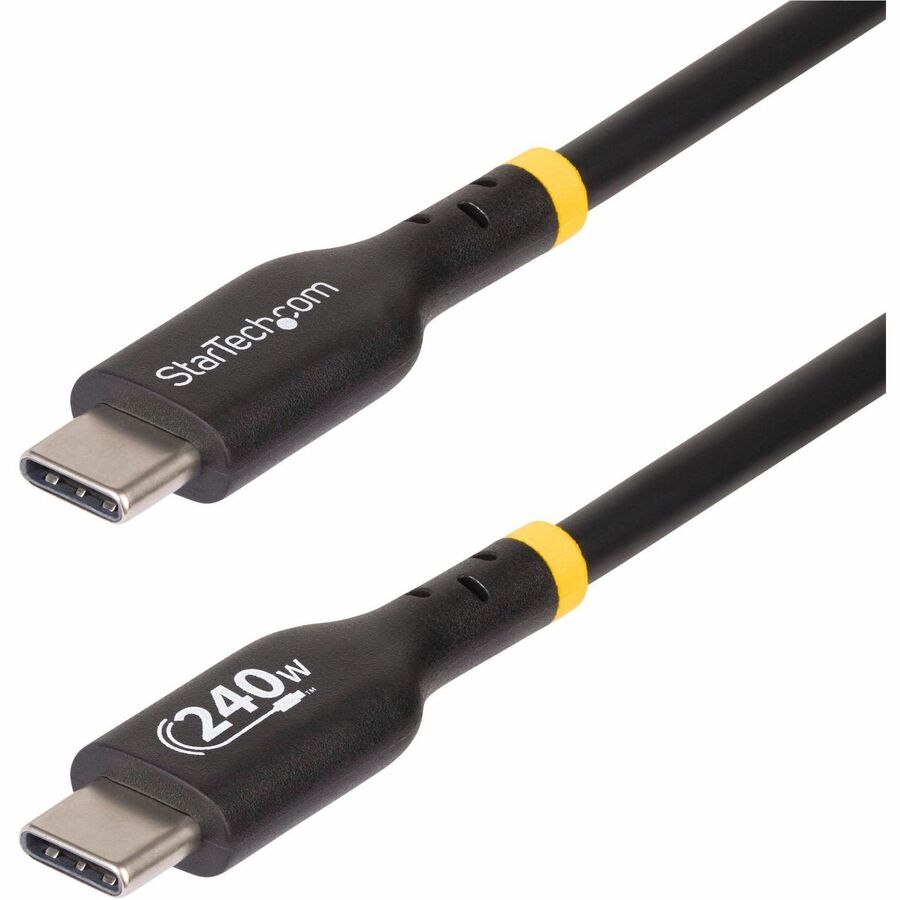 StarTech.com 10ft USB-C Charging Cable, USB-IF Certified USB C Cable, 240W PD EPR, USB 2.0 USB2EPR10F