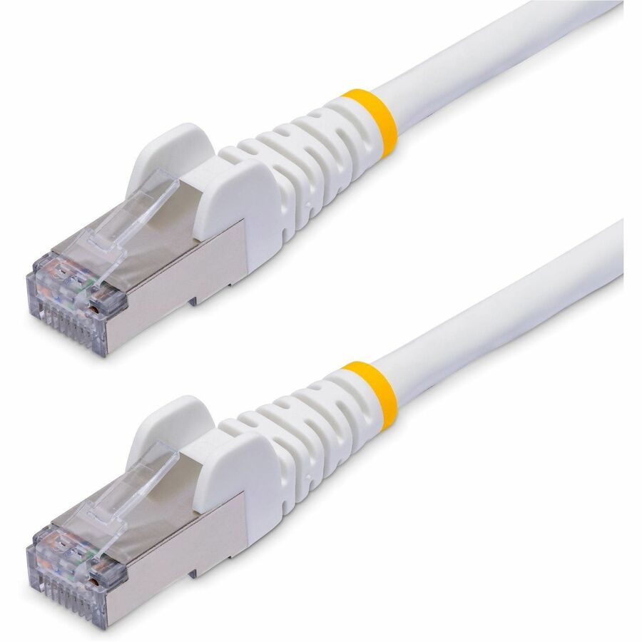 StarTech.com 10ft White CAT8 Ethernet Cable, Snagless RJ45, 25G/40G 2000MHz, 100W PoE, NLWH-10F-CAT8-PATCH
