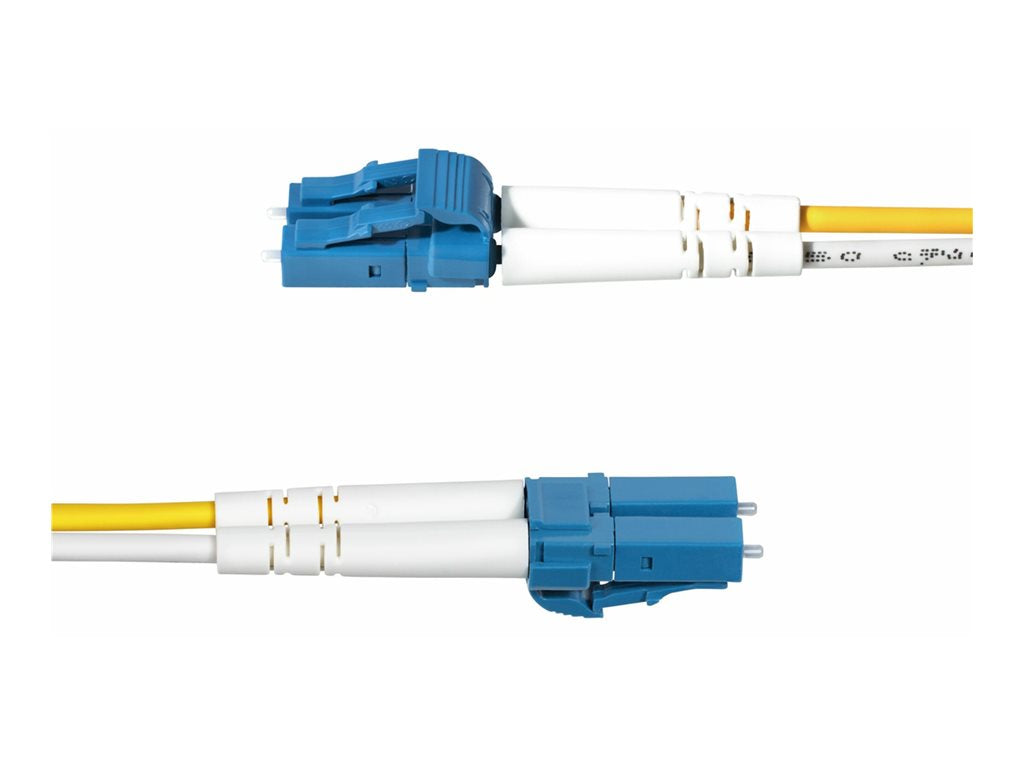 StarTech.com 10m (32.8ft) LC to LC (UPC) OS2 Single Mode Duplex Fiber Optic Cable, 9/125ï¿½m, Laser Optimized, 10G, Bend Insensitive, SMDOS2LCLC10M