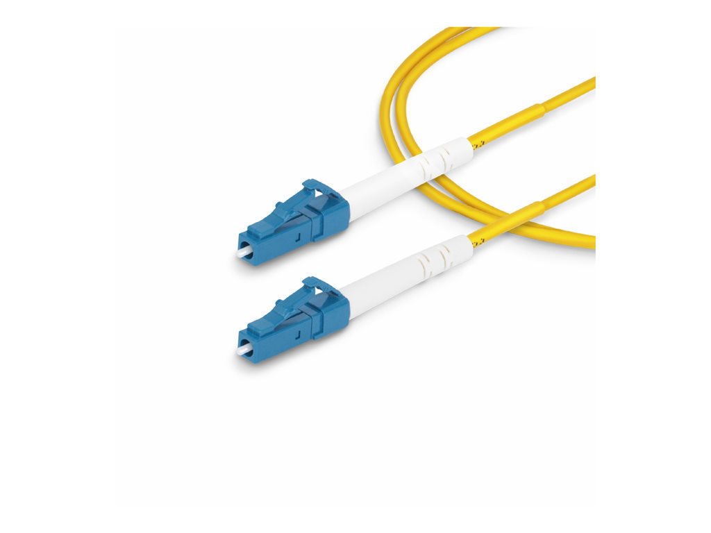 StarTech.com 10m (32.8ft) LC to LC (UPC) OS2 Single Mode Simplex Fiber Optic Cable, 9/125ï¿½m, Laser Optimized,