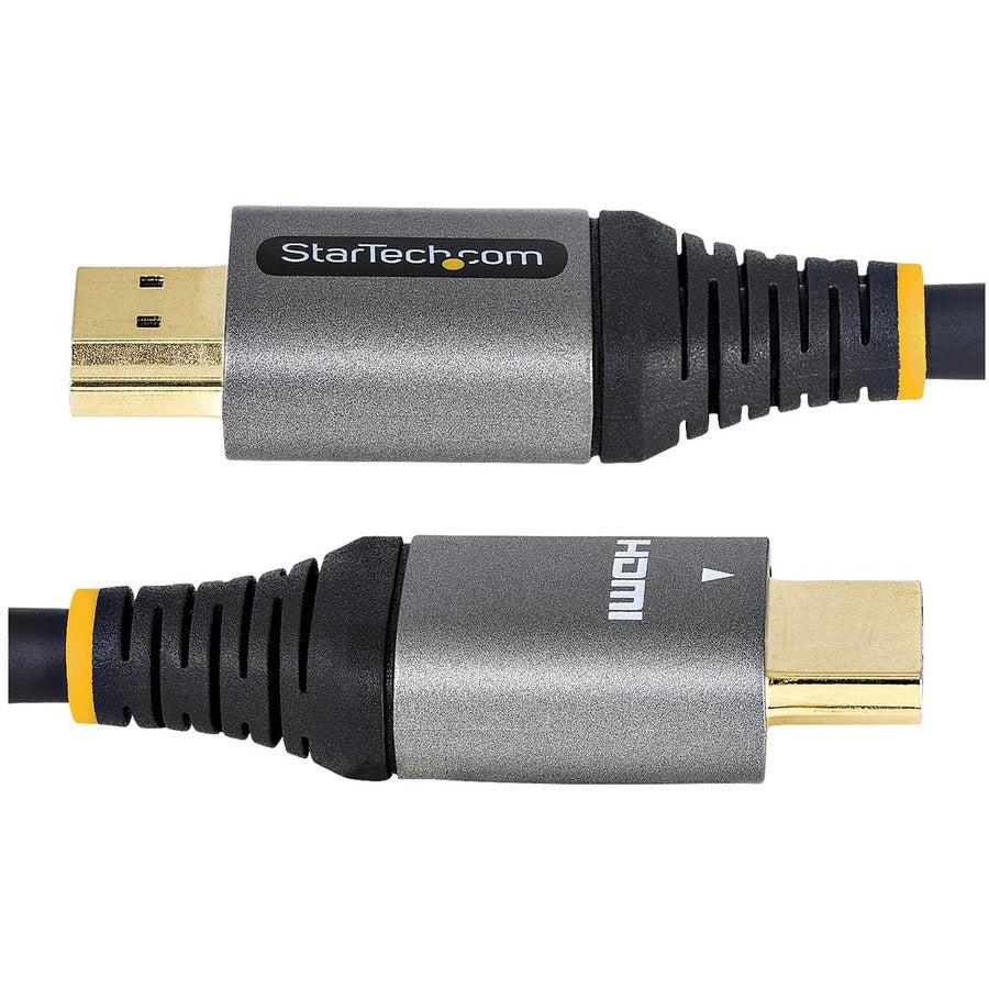 StarTech.com 13ft (4m) Premium Certified HDMI 2.0 Cable, High Speed Ultra HD 4K 60Hz HDMI Cable w/ Ethernet, HDR10, UHD HDMI Monitor Cord HDMMV4M
