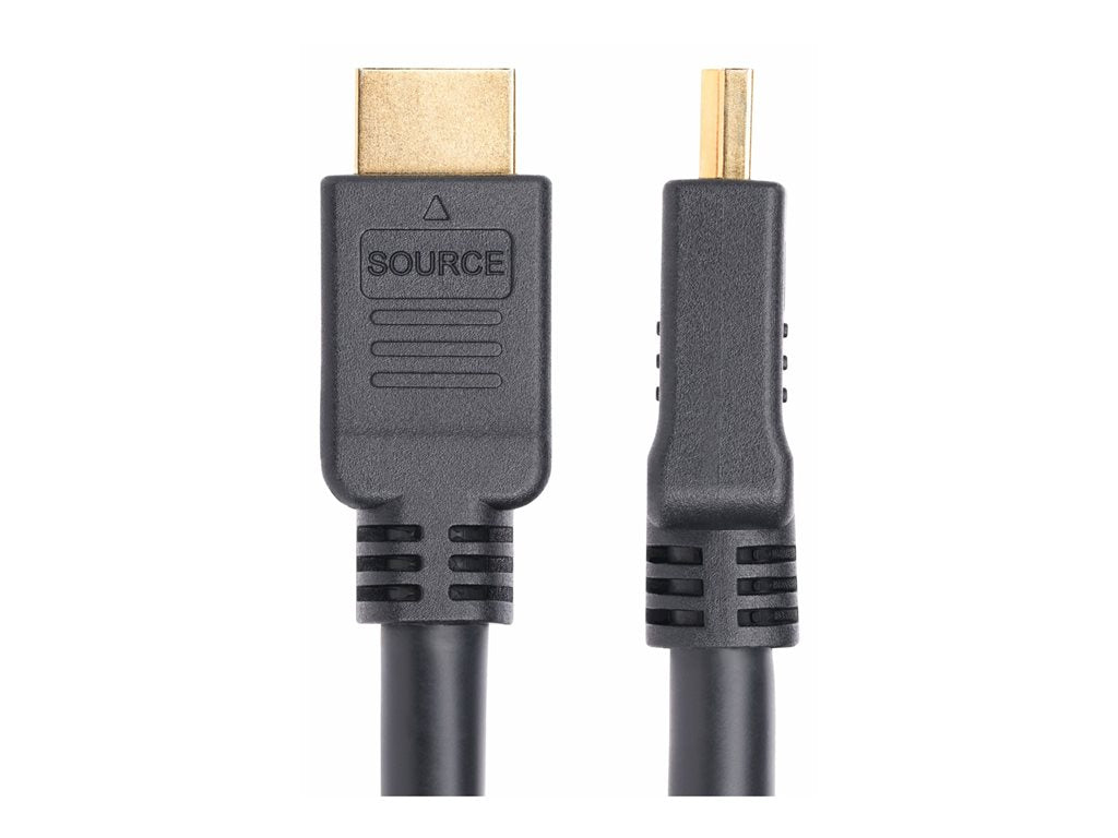 StarTech.com 15m Active HDMI 2.0 Cable, CMP, Plenum Rated, 4K 60Hz - High Speed - HDMI cable - HDMI male to HDMI male - 49 ft HD2AP-15M-HDMI-CABLE
