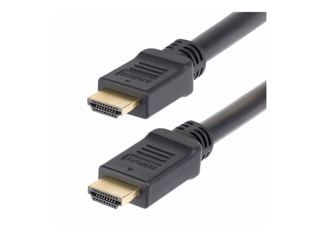 StarTech.com 15m Active HDMI 2.0 Cable, CMP, Plenum Rated, 4K 60Hz - High Speed - HDMI cable - HDMI male to HDMI male - 49 ft HD2AP-15M-HDMI-CABLE