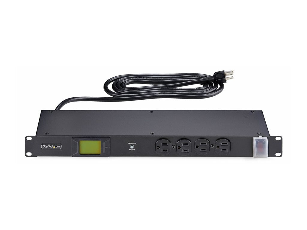 StarTech.com 16-Outlet Rack Mount Metered PDU, 1U Server Power Strip, TAA - Power distribution unit (rack-mountable) - AC 120 16NM8-RACK-MOUNT-PDU