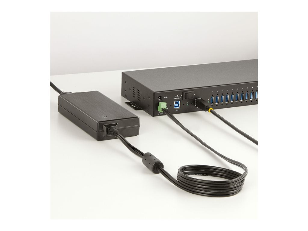 StarTech.com 160W Universal DC Power Adapter (24V/6.6A), 2-Wire Cord and 2/3-Pin Terminal Blocks, 100-240V AC/DC External Power 160W-POWER-ADAPTER