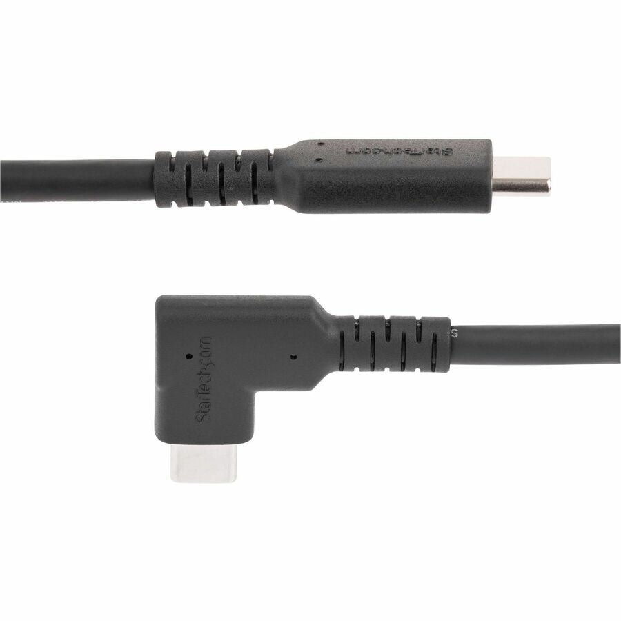 StarTech.com 1.6ft (50cm) Rugged Right Angle USB-C Cable, USB 3.2 Gen 2 (10 Gbps), USB C