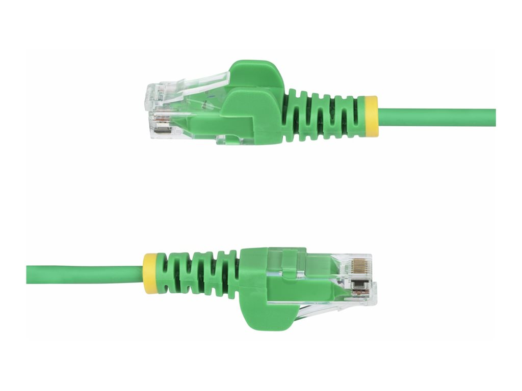 StarTech.com 1ft Green Slim CAT6 Ethernet Cable, Snagless, 28AWG, LSZH - Patch cable - RJ-45 (M) to RJ-45 (M) - 1 ft - UTP - N6PAT1GNS
