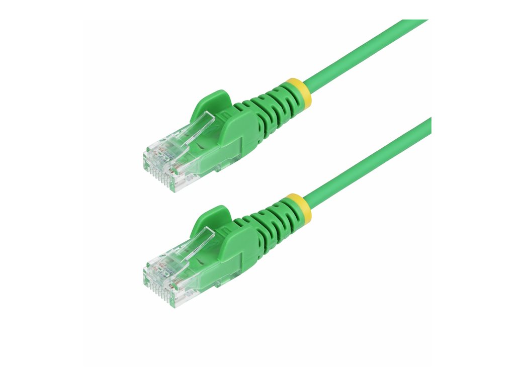 StarTech.com 1ft Green Slim CAT6 Ethernet Cable, Snagless, 28AWG, LSZH - Patch cable - RJ-45 (M) to RJ-45 (M) - 1 ft - UTP - N6PAT1GNS