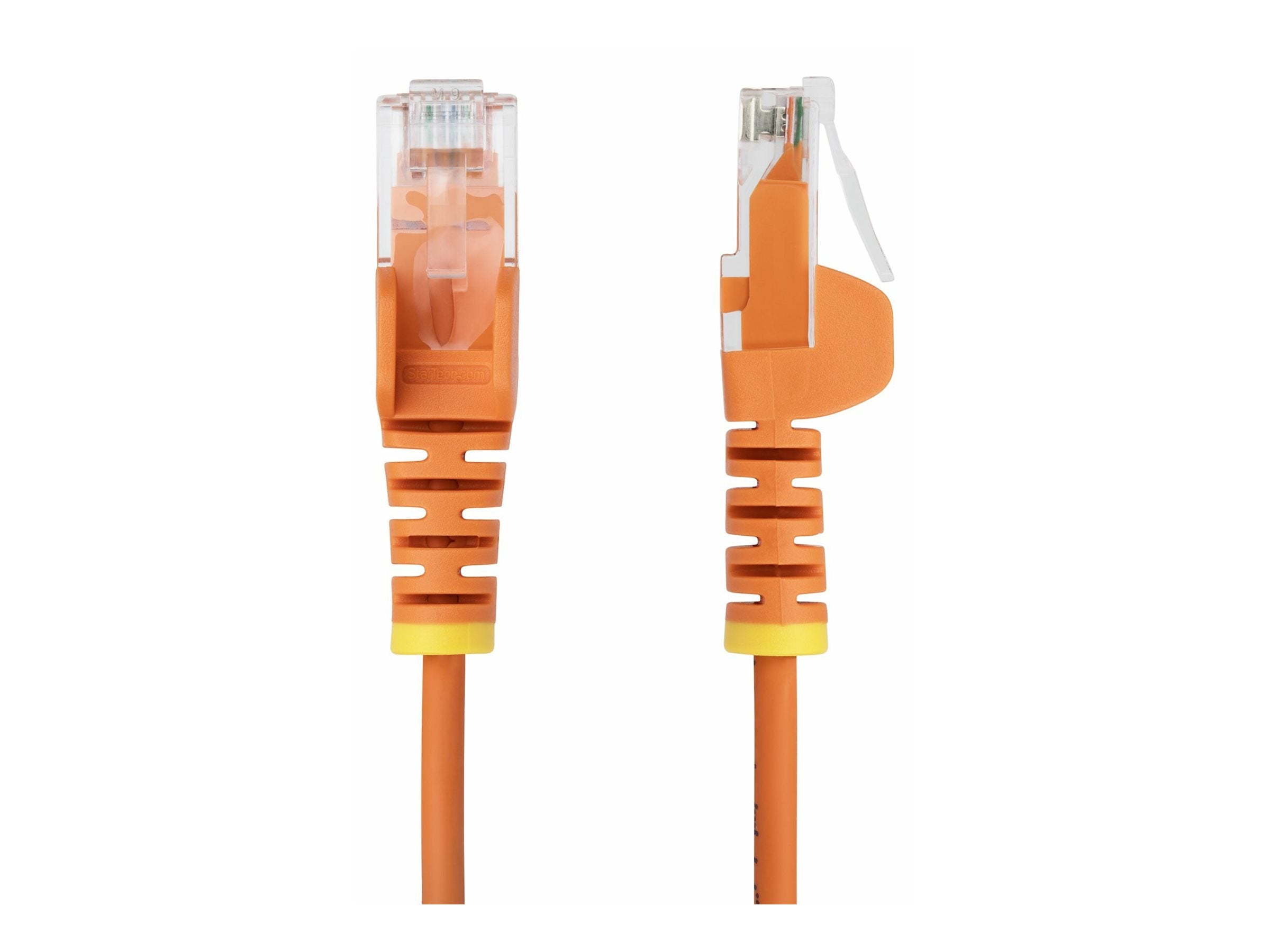 StarTech.com 1ft Orange Slim CAT6 Ethernet Cable, Snagless, 28AWG, LSZH - Patch cable - RJ-45 (M) to RJ-45 (M) - 1 ft - UTP - N6PAT1ORS