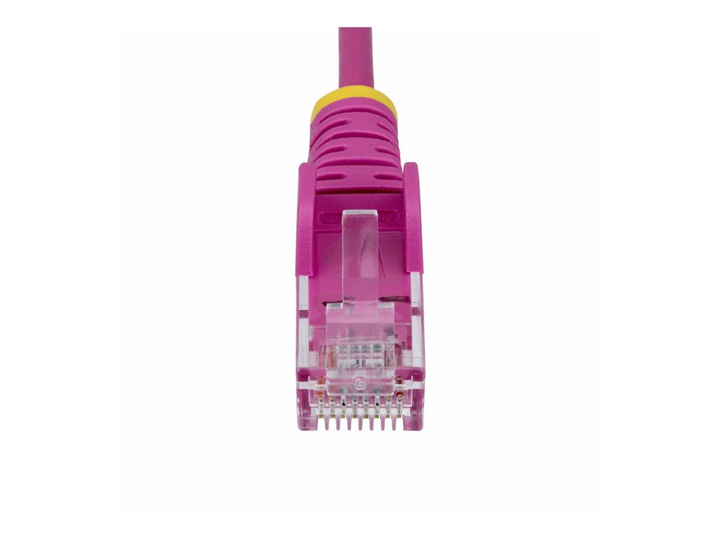 StarTech.com 1ft Pink Slim CAT6 Ethernet Cable, Snagless, 28AWG, LSZH - Patch cable - RJ-45 (M) to RJ-45 (M) - 1 ft - 0.1 in N6PAT1PKS