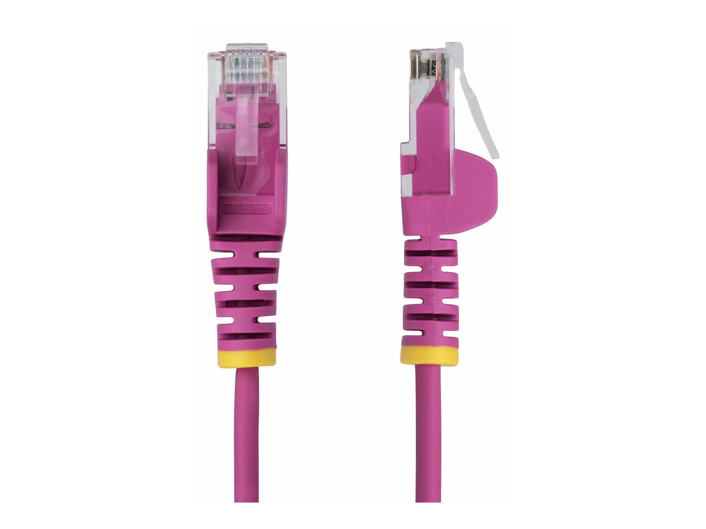 StarTech.com 1ft Pink Slim CAT6 Ethernet Cable, Snagless, 28AWG, LSZH - Patch cable - RJ-45 (M) to RJ-45 (M) - 1 ft - 0.1 in N6PAT1PKS