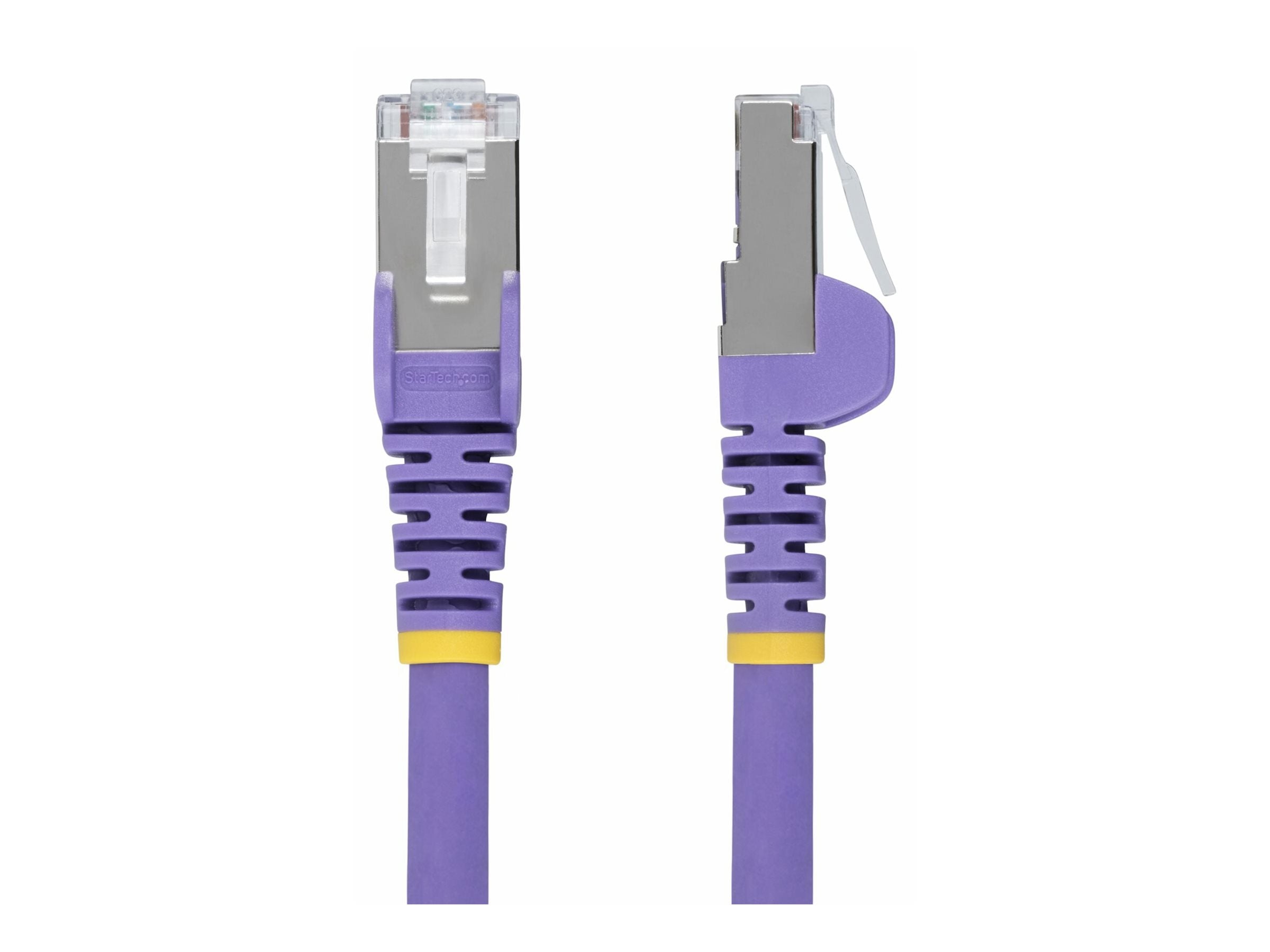 StarTech.com 1ft Purple CAT6a Ethernet Cable, Snagless, S/FTP, 10G, LSZH - Patch cable - RJ-45 (M) to RJ-45 (M) - 1 ft - 0.2 NLPL-1F-CAT6A-PATCH