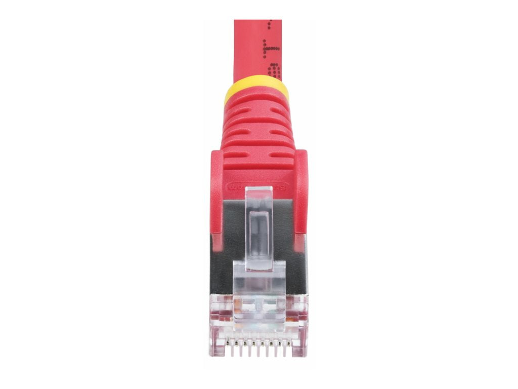 StarTech.com 1ft Red CAT6a Ethernet Cable, Snagless, S/FTP, 10G, LSZH - Patch cable - RJ-45 (M) to RJ-45 (M) - 1 ft - 0.2 in NLRD-1F-CAT6A-PATCH