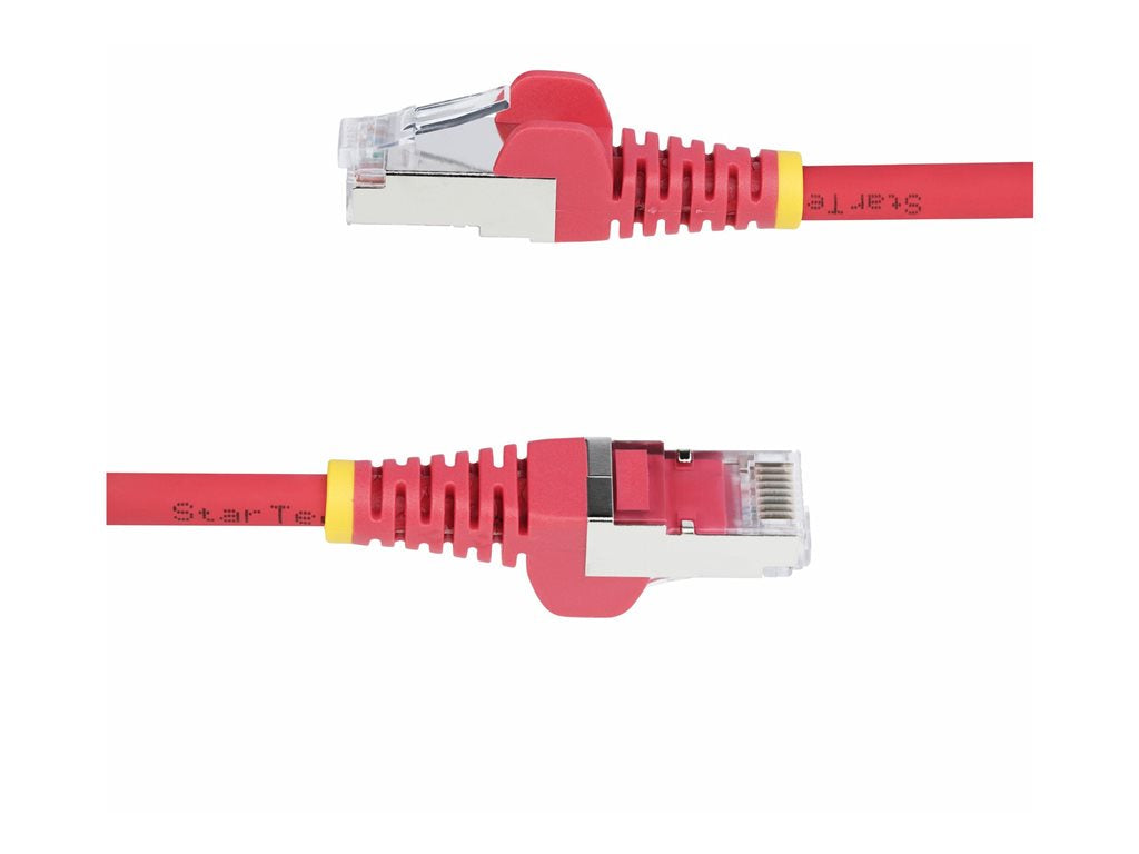 StarTech.com 1ft Red CAT6a Ethernet Cable, Snagless, S/FTP, 10G, LSZH - Patch cable - RJ-45 (M) to RJ-45 (M) - 1 ft - 0.2 in NLRD-1F-CAT6A-PATCH