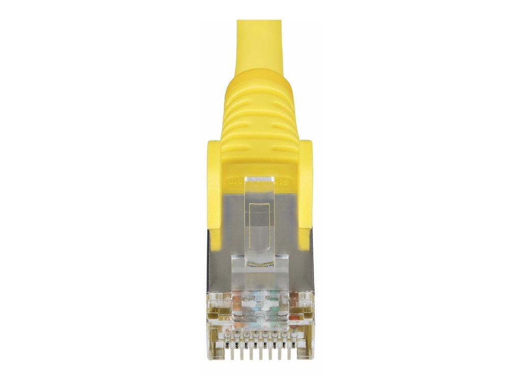 StarTech.com 1ft Yellow CAT6a Ethernet Cable, Snagless, S/FTP, 10G, LSZH - Patch cable - RJ-45 (M) to RJ-45 (M) - 1 ft - 0.2 NLYL-1F-CAT6A-PATCH
