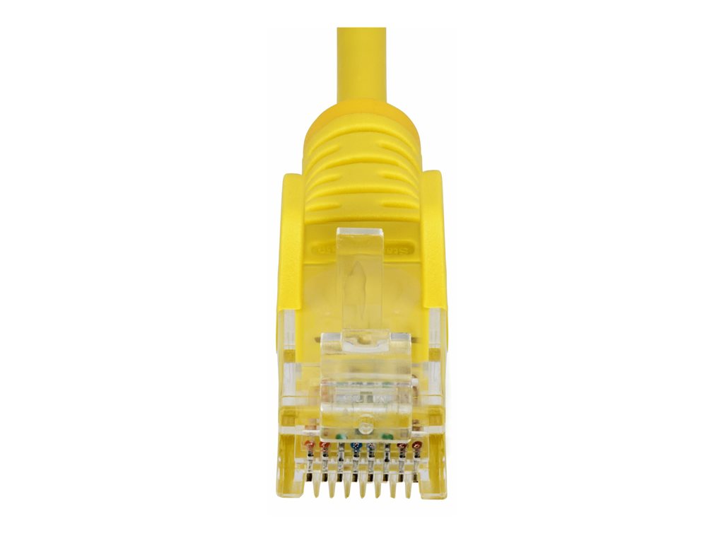 StarTech.com 1ft Yellow Slim CAT6 Ethernet Cable, Snagless, 28AWG, LSZH - Patch cable - RJ-45 (M) to RJ-45 (M) - 1 ft - 0.1 in N6PAT1YLS