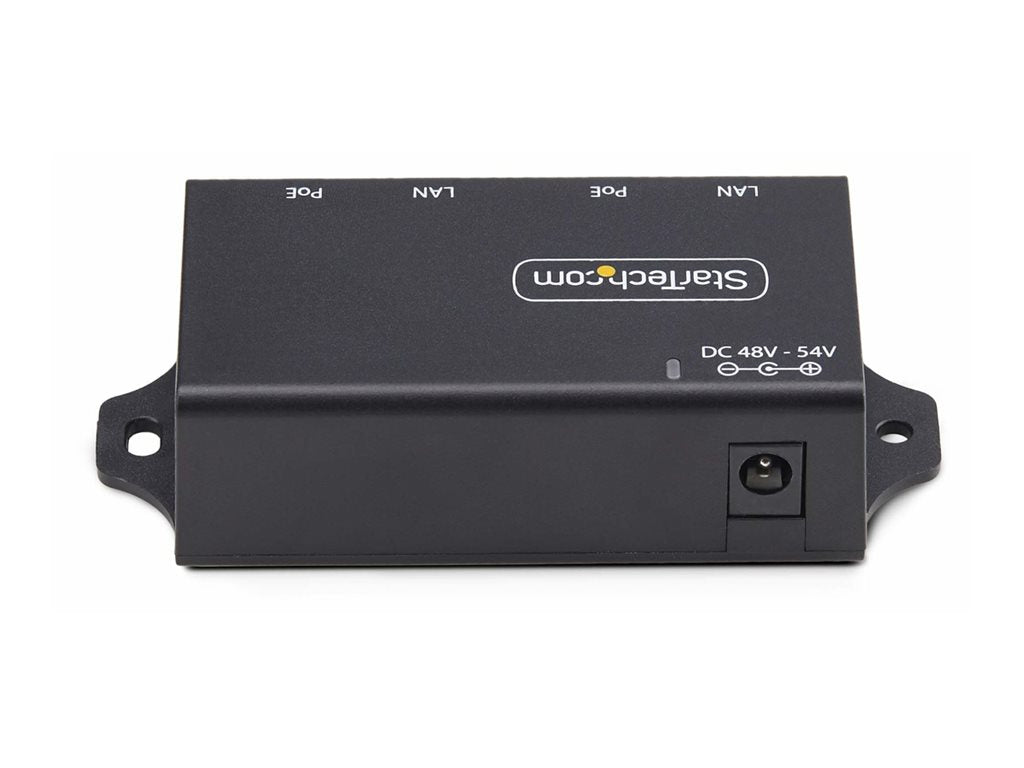 StarTech.com 2-Port Gigabit PoE+ Injector, PoE/PoE+ (802.3af/802.3at) 30W - PoE injector - unmanaged inline - DC 48 - 52 V - AF221C-POE-INJECTOR