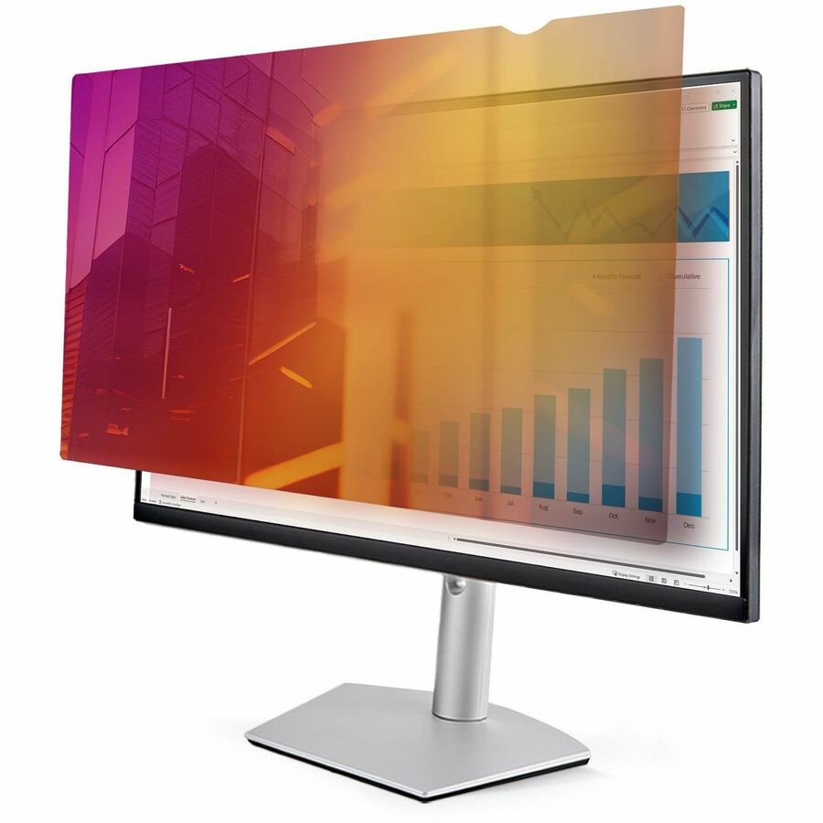 StarTech.com 24-inch 16:10 Gold Monitor Privacy Screen, Reversible Filter w/Enhanced 2461G-PRIVACY-SCREEN