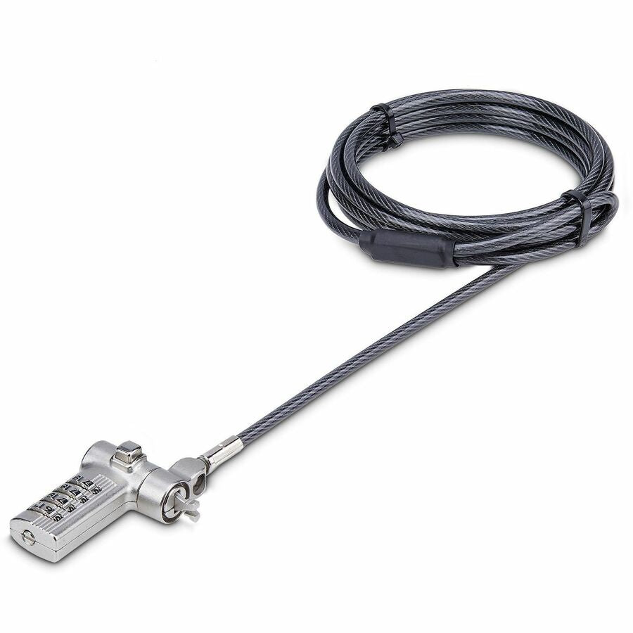 StarTech.com 25-Pack Universal Laptop Lock 6.6ft, Serialized Combo Security Cable For UNIVCS25-LAPTOP-LOCK